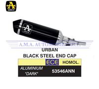 Terminale Urban alluminio Dark con fondello Dark Honda ADV 350 2022 2023 2024