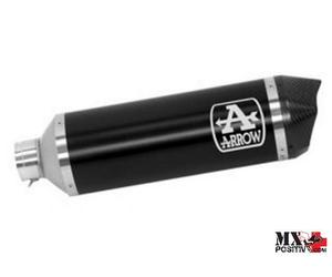 TERMINALE URBAN ALLUMINIO DARK" CON FONDELLO IN CARBONIO" PIAGGIO BEVERLY 30...