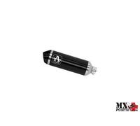 TERMINALE URBAN ALLUMINIO DARK" CON FONDELLO IN CARBONIO" PIAGGIO VESPA PRIM...