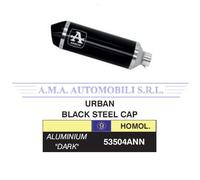 53504ANN - Terminale Scarico Arrow Race-Tech Allumi Dark FID Vespa Primavera 125