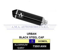 73501ANN - Terminale Arrow Race-Tech Alu Dark FID Piaggio Beverly Cruiser 500