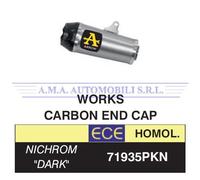 Terminale Works nichrom Dark con fondello carby Yamaha TRACER 9 GT 2021 2022