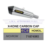71874XKI - Terminale Scarico Arrow X-Kone Nichrom Kawasaki Ninja 400 (18)