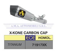 Terminale X-Kone Short titanio Suzuki KATANA 1000 Anni 2019 2020