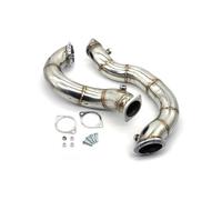 TerminaleScarico Marmitta Downpipe Per BMW Per N54 E82 E88 E90 E91 E92 E93 135i 335i 335is 1M N54 2007-2013 RHD LHD Downpipe In Acciaio Inossidabile Da 3 Pollici