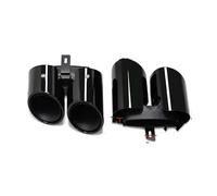 TerminaleScarico Marmitta Per Panamera 971 972 2017+ Terminale Di Scarico In Acciaio Inox Ugello Di Scarico 2 Pezzi/lotto Terminale Di Scarico Per Auto Quad(Black C)