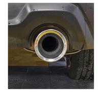 TerminaleScarico Marmitta Per Subaru Per Forester 2019-2026 Terminali Scarico Acciaio Per Auto Terminali Scarico Parti Modifica Per La Gola Della Coda(FLAT SILVER)