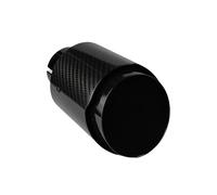Terminali 1 Pz. Terminale Di Scarico Universale Per Auto In Fibra Di Carbonio Silenziatore Posteriore Ugello Di Scarico Lucido In Twill. Terminale Di Scarico(51mm-76mm)