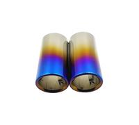 Terminali 2 Pezzi Per Serie 3 318i 320i 325i 328i 316i Tubo Di Scarico Per Auto In Acciaio Inossidabile Marmitta Coda Gola Decorazione 70 Mm Terminale Di Scarico(2)