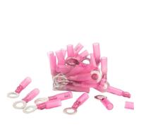 Terminali ad anello elettrici, Terminali a crimpare for cavi ad anello isolati termorestringenti da 50 pezzi M5-M10 for la nave di automobili di fabbrica domestiche(RNB 1.25-10)