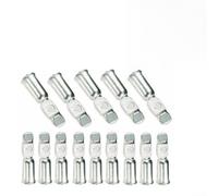 Terminali ad anello in rame da 120 Amp per cavo della batteria, kit di connettori per capicorda stagnati resistenti per verricelli solari per carrelli elevatori per camper, da 10 mm² a 25 mm²