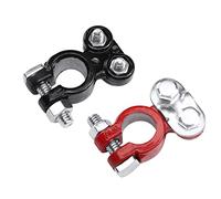 Terminali batteria Connettori Morsetti YACSEJAO M8 Terminali batteria in lega di piombo Coded Colore Set Top Post Connettori Morsetti per Marine Car Boat RV Veicoli