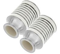 Terminali decorativi per aste, Terminali for aste for tende, confezione da 2, tappi for testa di asta for in lega alluminio