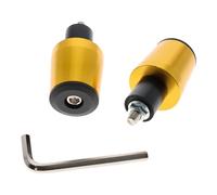 Terminali Del Manubrio Oro Pesi per Da 18mm Moto Scooter Chopper 2x80g