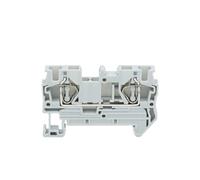 Terminali di collegamento a molla ST4, 4 mm², 12 AWG, 10 pezzi, morsettiera di ritorno per guida DIN(ST4 GRAY)