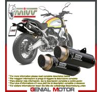 Terminali di Scarichi MIVV Gp Pro Carbonio per DUCATI SCRAMBLER 1100 2018 > 2020