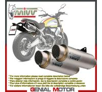 Terminali di Scarichi MIVV Gp Pro Titanio per DUCATI SCRAMBLER 1100 2018 > 2020