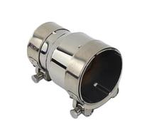 Terminali di scarico Morsetto terminale e puntale per marmitta di scarico per automobili, acciaio inossidabile 304, diametro esterno 51 mm, esterno 63 mm(54mm-60mm)