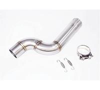 Terminali di Scarico Moto per BMW F900R F900XR 2020 2021 2022 2023 51mm Silenziatore di Scarico per Moto Tubo di Collegamento Centrale Silenziatori Moto(B)