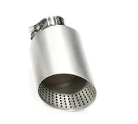 Terminali di scarico per auto 1 Pz Opaco Auto Tubo Scarico Punta Universale Punta Scarico Per VW Per GTI MK7 Per Golf 7 Ugello 60 MILLIMETRI 63 Millimetri Punta Silenziatore Coda Gola(ID51MMOD114MM)