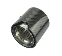 Terminali di scarico per auto 1 Pz. Punta Di Scarico Auspuffspitze Per BMW Per M2 Per M3 Per M4 Per M135i Per M235i Per M140i Per M240i Per M335i Per M340i(Silver Glossy in60mm)