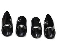 Terminali di scarico per auto 4 Pz/lotto In Acciaio Inox Auto Punta Di Scarico Per Macan 3.0 T 2019 2020 2021 + Sostituzione Punta Del Silenziatore Ugello Di Scarico Coda Gola(4pcs Black Type A)