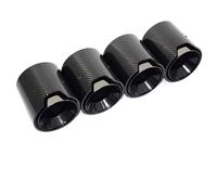 Terminali Di Scarico Per Auto Per BMW G80 G82 G83 G87 M2 M3 M4 2020+ Aggiornamento scarico Punta ugello marmitta nera in fibra di carbonio Testa di scarico(Carbon fiber F)