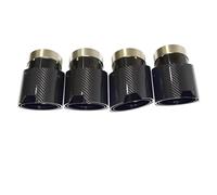 Terminali Di Scarico Per Auto Per BMW G80 G82 G83 G87 M2 M3 M4 2020+ Aggiornamento scarico Punta ugello marmitta nera in fibra di carbonio Testa di scarico(Carbon fiber B)