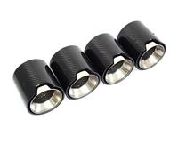 Terminali Di Scarico Per Auto Per BMW G80 G82 G83 G87 M2 M3 M4 2020+ Aggiornamento scarico Punta ugello marmitta nera in fibra di carbonio Testa di scarico(Carbon fiber C)