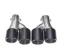 Terminali di scarico per auto Per BMW Per G20 G21 330i 325i 2020 + Punta Di Scarico In Acciaio Tubo Scarico Per Auto Punta Del Silenziatore Tubo Di Scappamento 63mm Ugello Coda Gola(Type D)