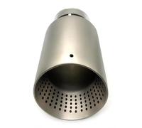 Terminali di scarico per auto Per Golf 7 Per Golf R Per GTI 1 Pz Opaco In Acciaio Inox Auto Tubo Di Scarico Punta Universale Tubo Di Scarico Marmitta Tubo Di Scappamento Coda Gola(60-89MM)
