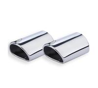 Terminali di scarico per auto Per Q5 2009-2013 Terminale Di Scarico Marmitta Punta Coda Gola 1/2 Pezzi Acciaio Inossidabile Tubo Di Scarico Per Auto Marmitta Auto Terminali(2 pieces)