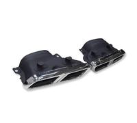 Terminali di scarico per auto Punta Di Scarico Per Auto Punte Per Marmitta Per Benz Per C63 W205 C200 C300 C180 C260 2015-2018 Ugello Quadruplo(Silver B)