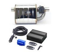Terminali di scarico per auto Silenziatore Scarico Universale Silenziatore Elettrico 51/63/70 / 76mm Silenziatore Valvola Scarico Valvola Di Ritaglio Con Telecomando Posteriore Coda Gola(Valve 63+OBD)