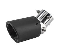 63mm Terminali Di Scarico Silenziatore, Universale Coperchio Di Scarico Finitura cromata in acciaio inossidabile