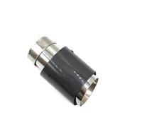 Terminali di scarico per auto Tubi Di Scarico Con Punta Marmitta Scarico In Acciaio Inossidabile Argento Universale In Carbonio Lucido 1 Pezzo Per Golf 7 Per Golf6 Terminale Scarico Auto(54MM IN 89MM
