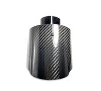 Terminali di scarico per auto Tubo Di Scarico Lucido Scarico Universale Terminale Di Scarico In Acciaio Inossidabile Uscita 130MM Ugelli Punta Marmitta Coda Gola(63MM IN 89MM OUT)