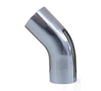 Terminali di scarico per auto Tubo Scarico Auto 19/25/38/51/63/76Mm Diametro Esterno Tubo Saldatura Di Testa Gomito Da 45 Gradi Raccordo Per Tubo In Acciaio Inossidabile 304 Coda Gola(63mm x 2mm)