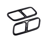 Terminali di scarico Per Benz Classe S W221 W222 A217 C217, coppia di terminali di scarico in acciaio inox nero per copertura tubo marmitta posteriore Terminali di scarico per auto