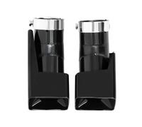 Terminali di scarico Per Land Per Rover Per Defender L663 Una coppia di ugelli neri quadrati per marmitte per tubi di scarico delle auto Silenziatore(Stile A.)