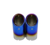Terminali di scarico Per VW Per Jetta MK6 1.4T Per Golf 6 Per Golf 7 Per MK7 1.4T Auto In Acciaio Inox Tubo di Scarico Punta Del Silenziatore Tubo di scarico posteriore(2pcs Blue)