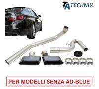 Terminali di Scarico Performance V8 Look BMW F10 F11 2009-2016 Nero Lucido