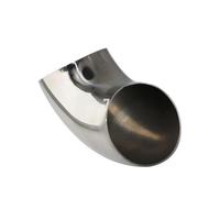 Terminali di scarico Raccordo A Go Per Mito Saldato Per Tubo Di Scarico Per Auto In Acciaio Inossidabile Da 90 Gradi, Diverse Misure Terminali di scarico per auto(38 mm)