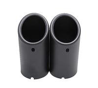 Terminali di scarico Terminale di scarico doppio per auto, Per BMW E30/E36/E46/E90-E93/F30 320i/325i/328i, silenziatore, turbo, suono fischio Terminali di scarico per auto( 2pcs Matte Black)