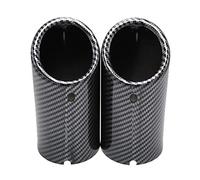 Terminali di scarico Terminale di scarico doppio per auto, Per BMW E30/E36/E46/E90-E93/F30 320i/325i/328i, silenziatore, turbo, suono fischio Terminali di scarico( 2pcs Carbon Fiber)