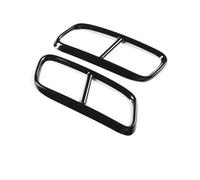Terminali di scarico Terminale Di Scarico Per Auto Terminale Di Scarico Per Q7 2016-2019 In Acciaio Inox Nero Argento 4M Rivestimento Per Marmitta Posteriore Auto. Terminali di scarico per auto(Black)