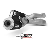 Terminale di scarico MIVV X-M1 Nero per DUCATI STREETFIGHTER V4 2020 > 2023