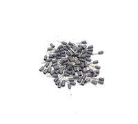 Terminali elettrici, 100 pezzi E4009 Terminali con ghiere isolate 12 AWG 4 mm² Connettori for cavi multicolore(Gray)