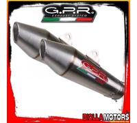TERMINALI GPR MOTO GUZZI NEVADA 750 750CC 2008-2014 OMOLOGATO/APPROVED VINTACONE