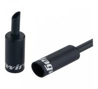 Terminali Guaina Cambio 5mm in Lega Neri con Prolunga (50 pz)